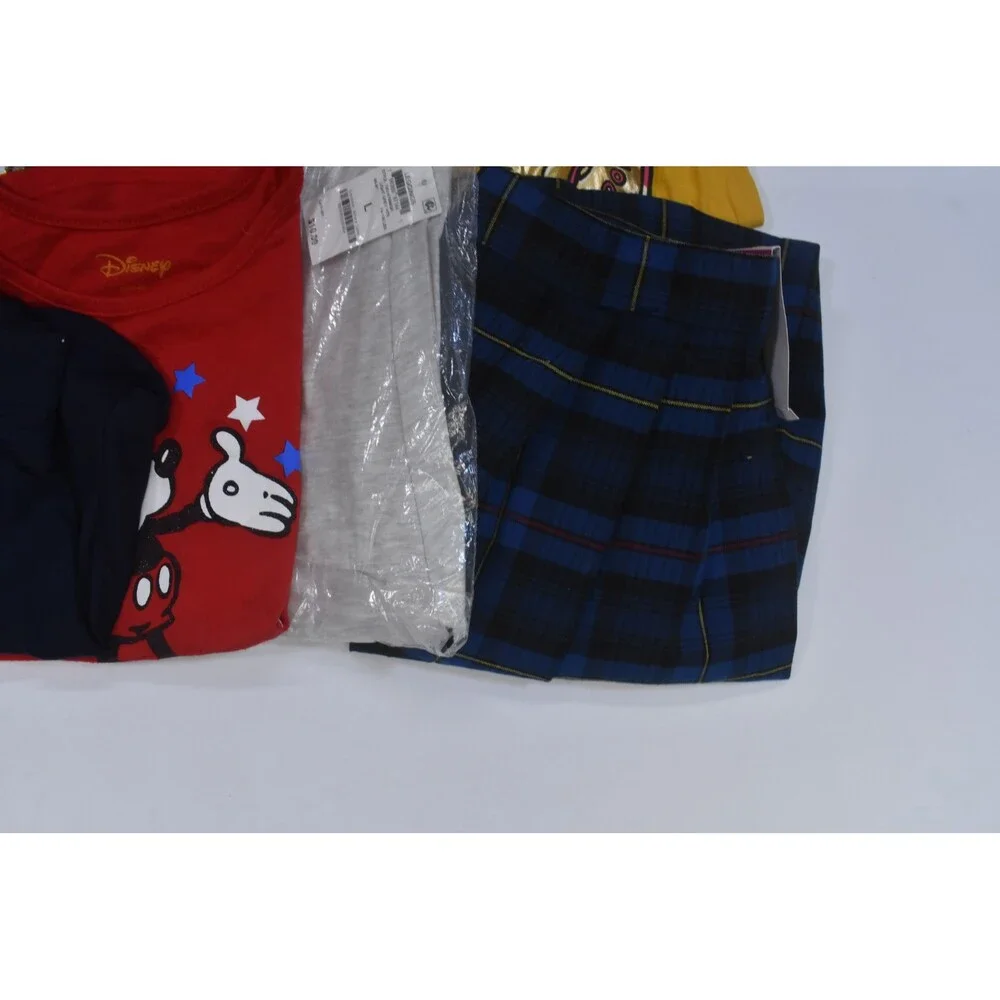 Wholesale Bulk Lot Of 10 Girls Size Large 10/12 Mixed Season Tops Bottoms